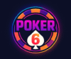 Poker 6 logo – GTA 6 themed crypto poker branding